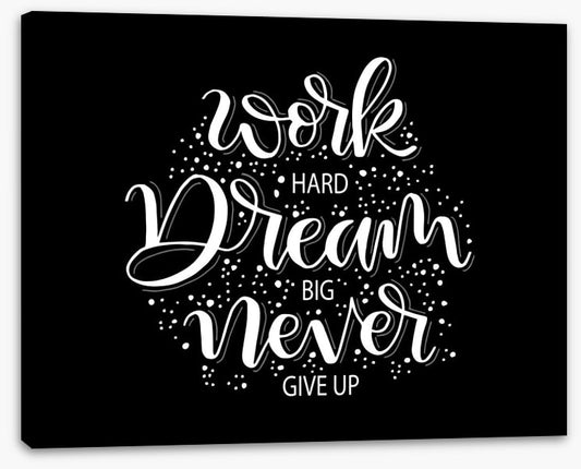 Never give up