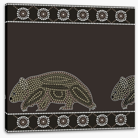 Wandering wombat