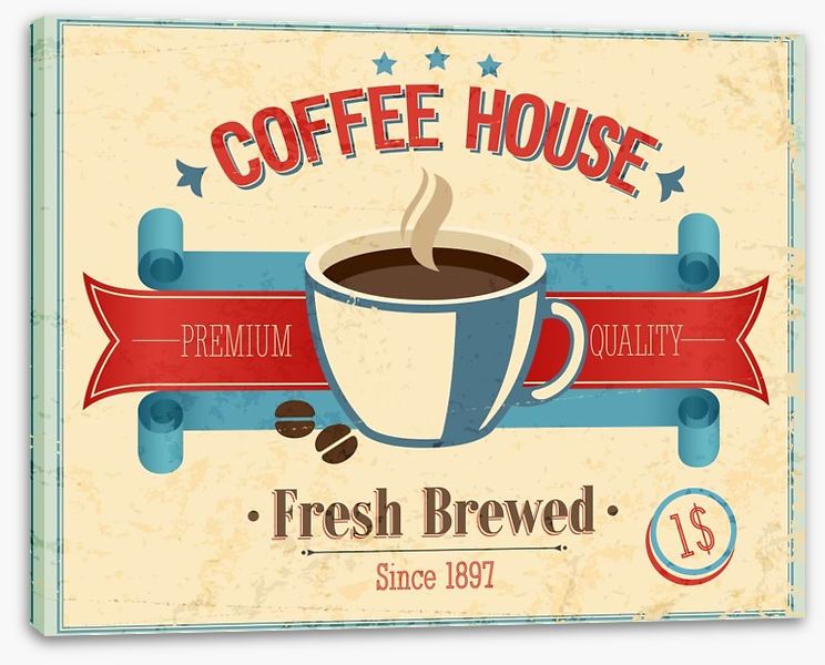 Vintage coffee house
