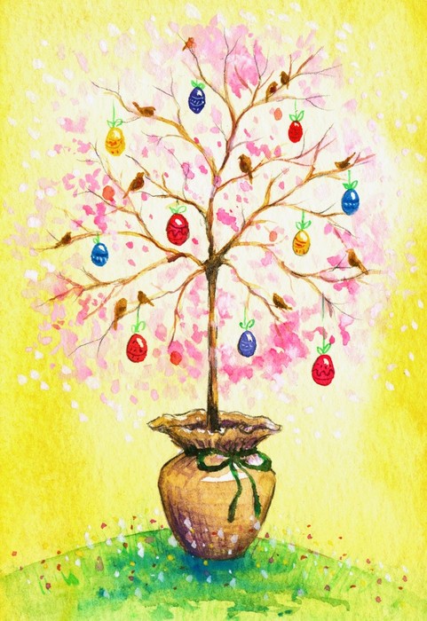 The easter egg tree