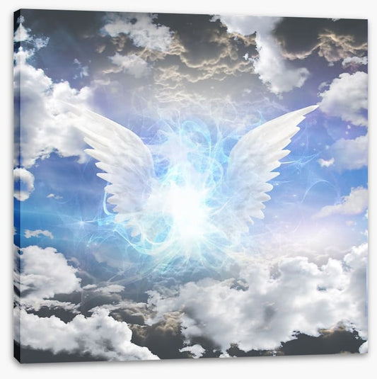 Angel in the clouds