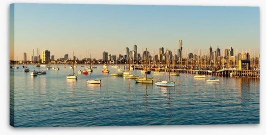 Melbourne skyline from St Kilda