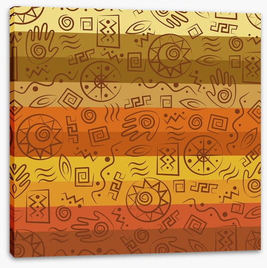 Symbols in the sand
