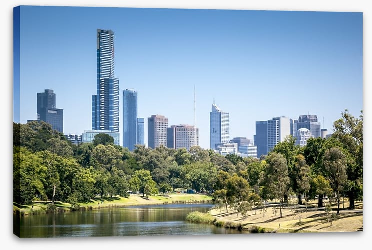 The Yarra and the city