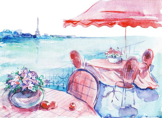 Cafe by the Seine