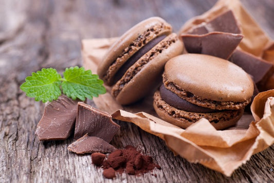 Mocha macarons