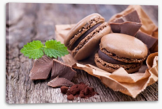 Mocha macarons