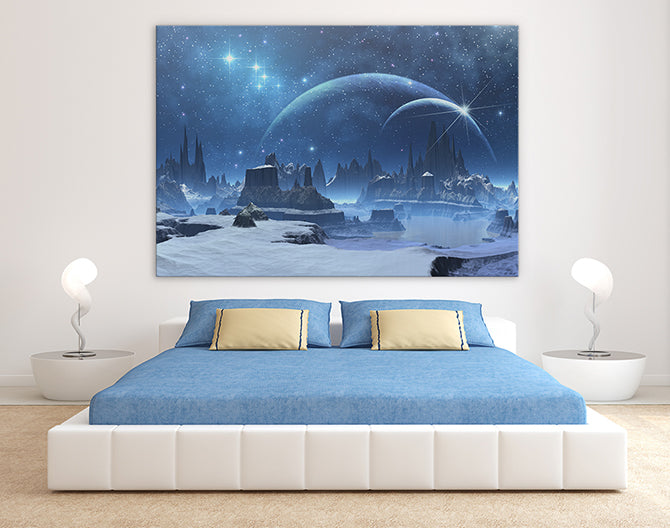 The blue planet