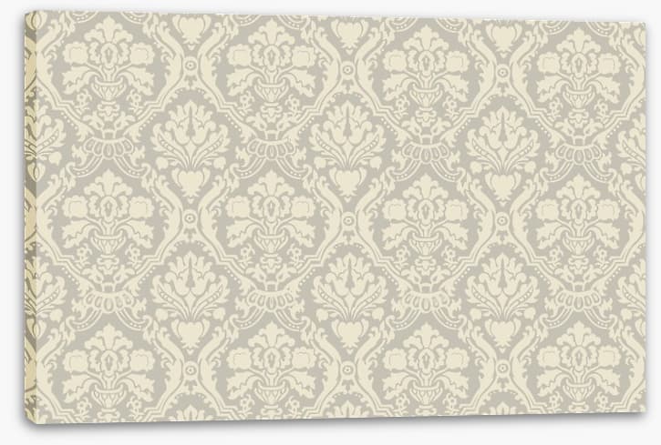 Creme floral muster