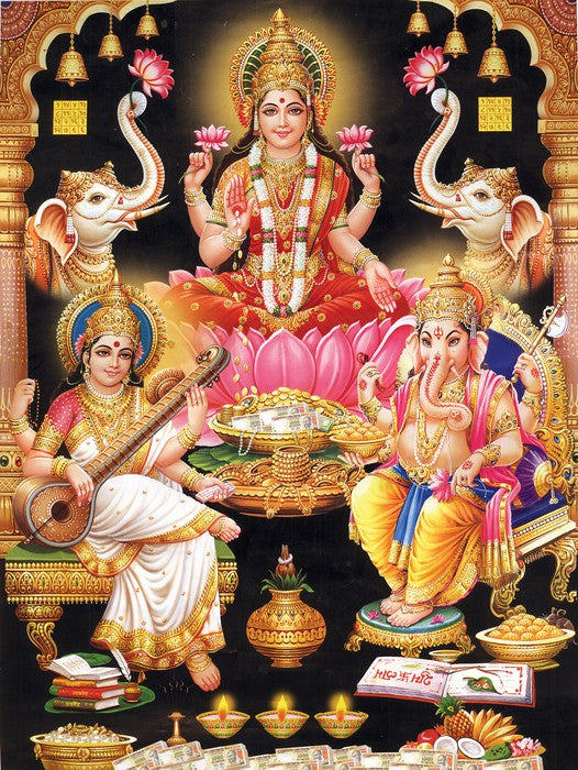 Indian goddess Maa Lakshi