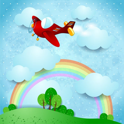 Red airplane