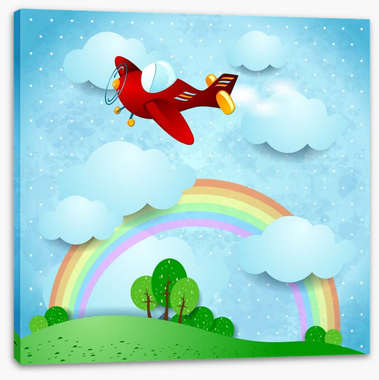 Red airplane