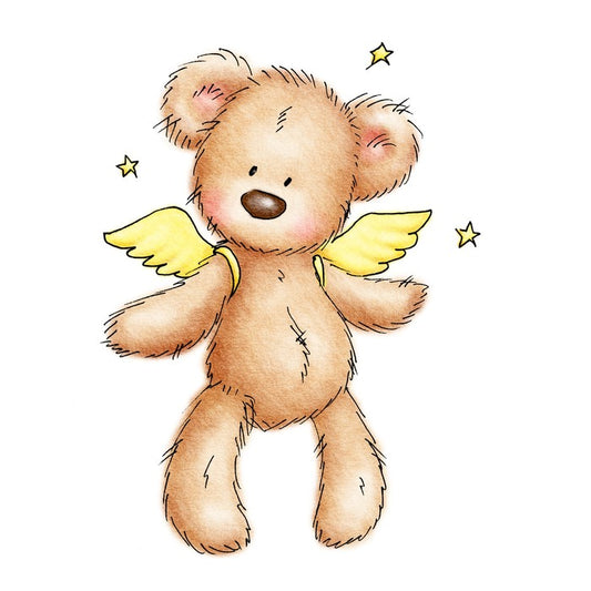Teddy bear angel