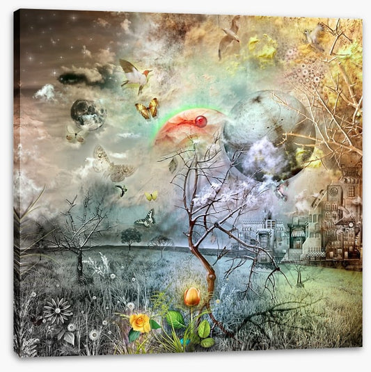 Wonderland of the golden tulip