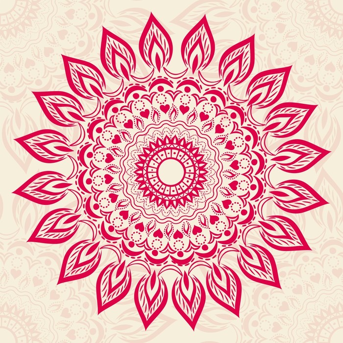 Henna mandala