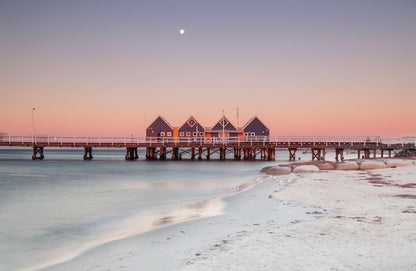 Busselton Jetty moonrise