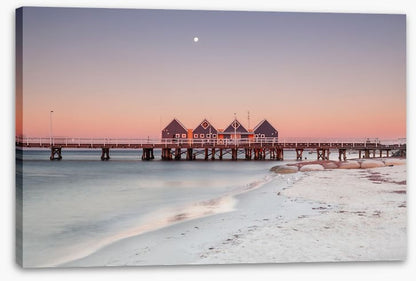 Busselton Jetty moonrise
