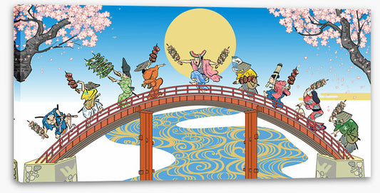 Banquet on the bridge