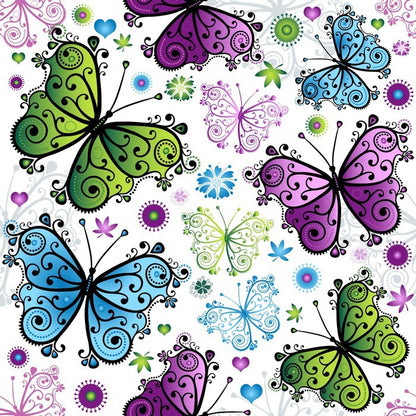 Butterfly swirls