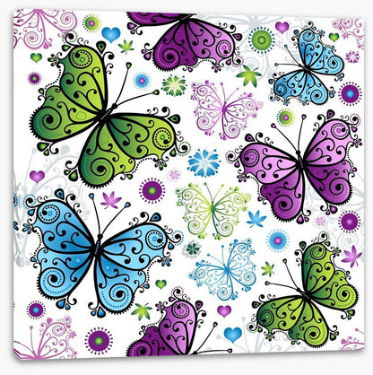 Butterfly swirls