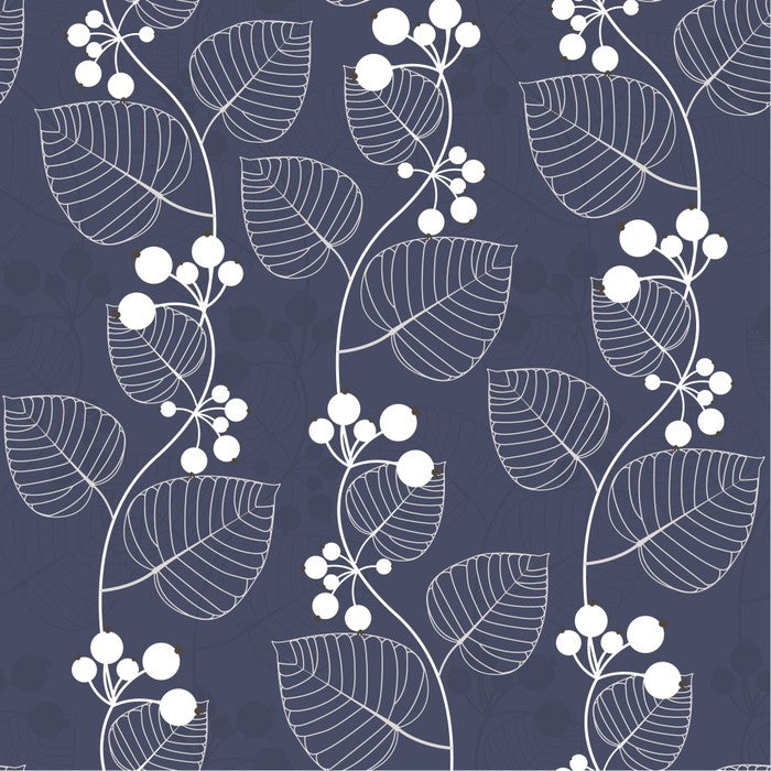 White berry leaves