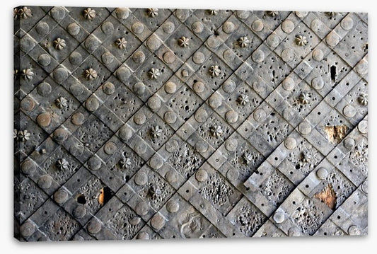 Ancient iron door
