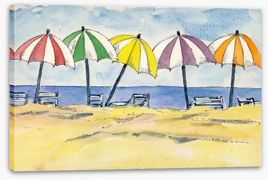 Umbrellas at the beach
