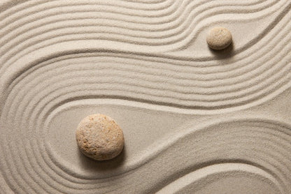 Sand garden swirl