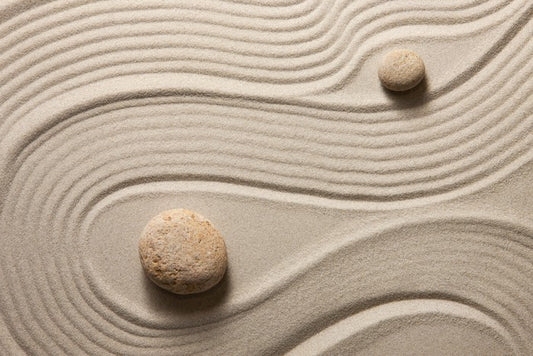 Sand garden swirl