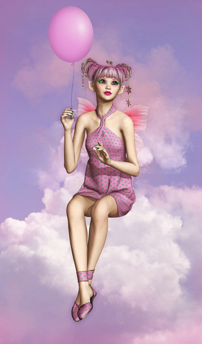 Pixie on a cloud