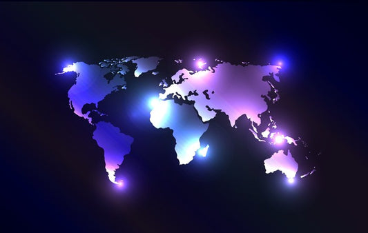 Illuminated world