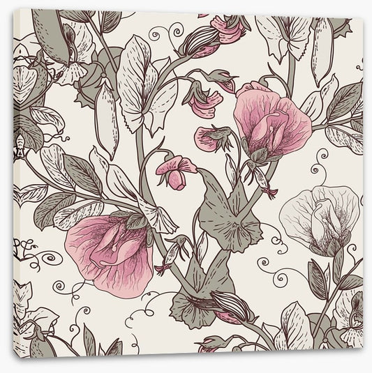 Pink pea petals