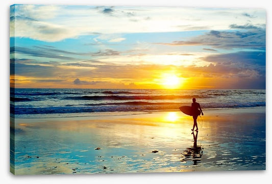 Surfing sunrise