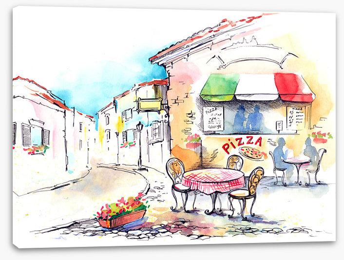 The little Italian cafe