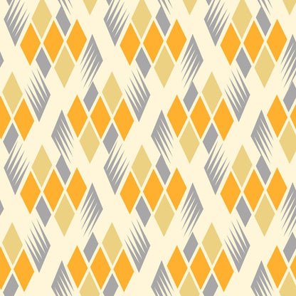 Retro diamonds yellow