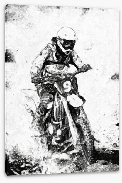 Motocross in mono