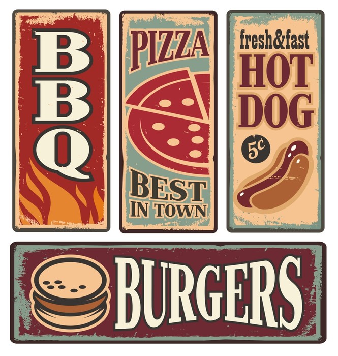 Fast food vintage
