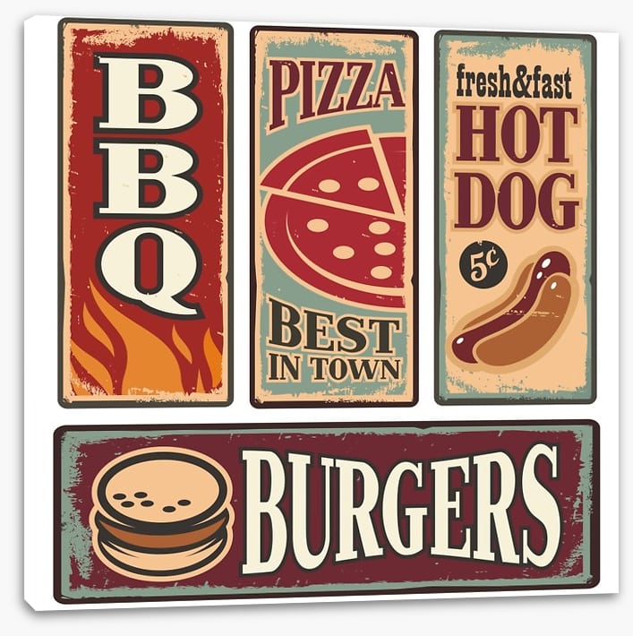 Fast food vintage