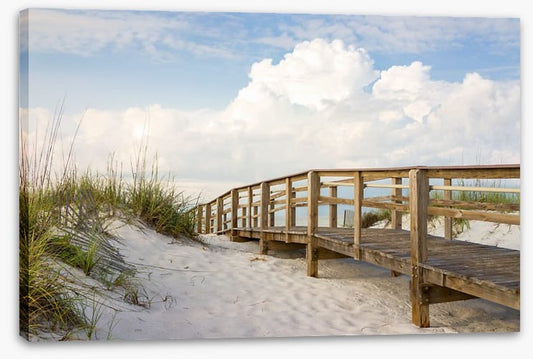Across the sand dunes