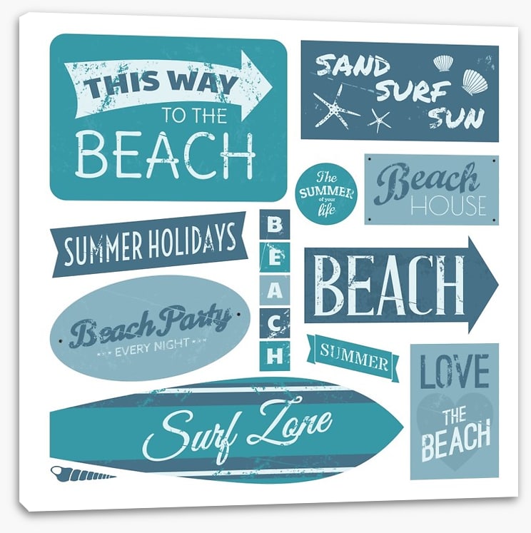To the beach