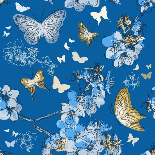 Golden butterflies