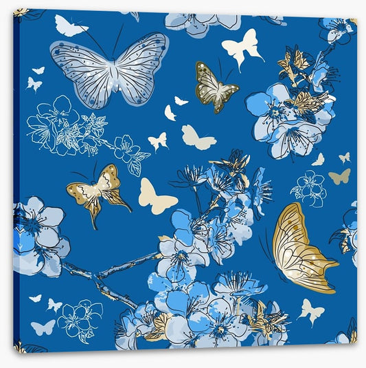 Golden butterflies