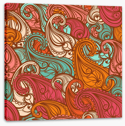 Paisley flames