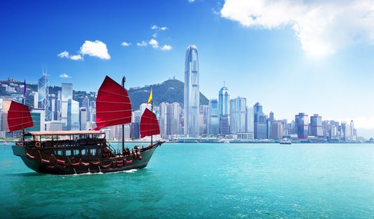 Traditional junk ship, Hong Kong