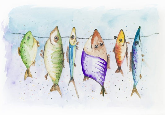 Mackerel on the line
