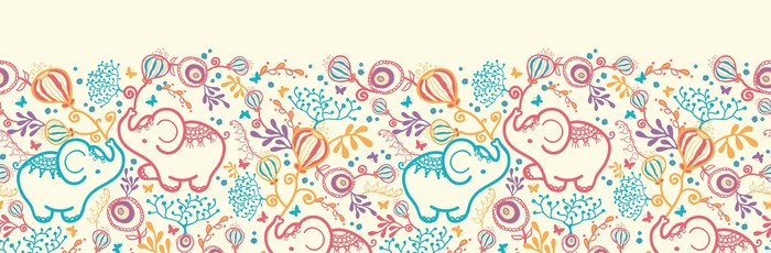 Elephant party panorama