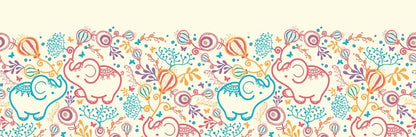Elephant party panorama