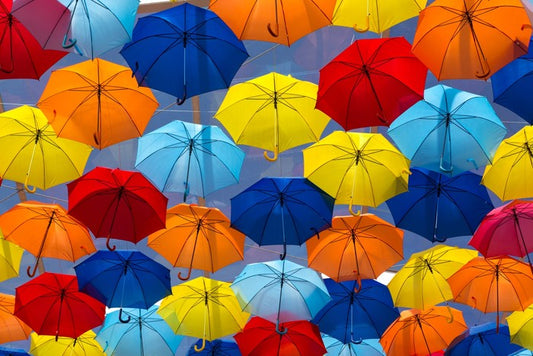 The festival of umbrellas