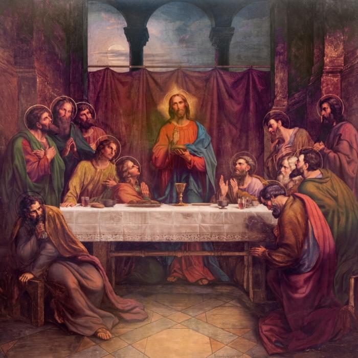 Fresco of the last supper