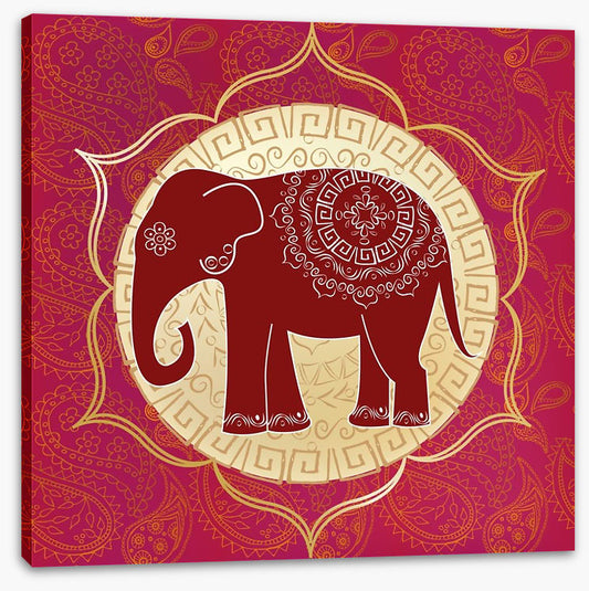 Elephant lotus mandala